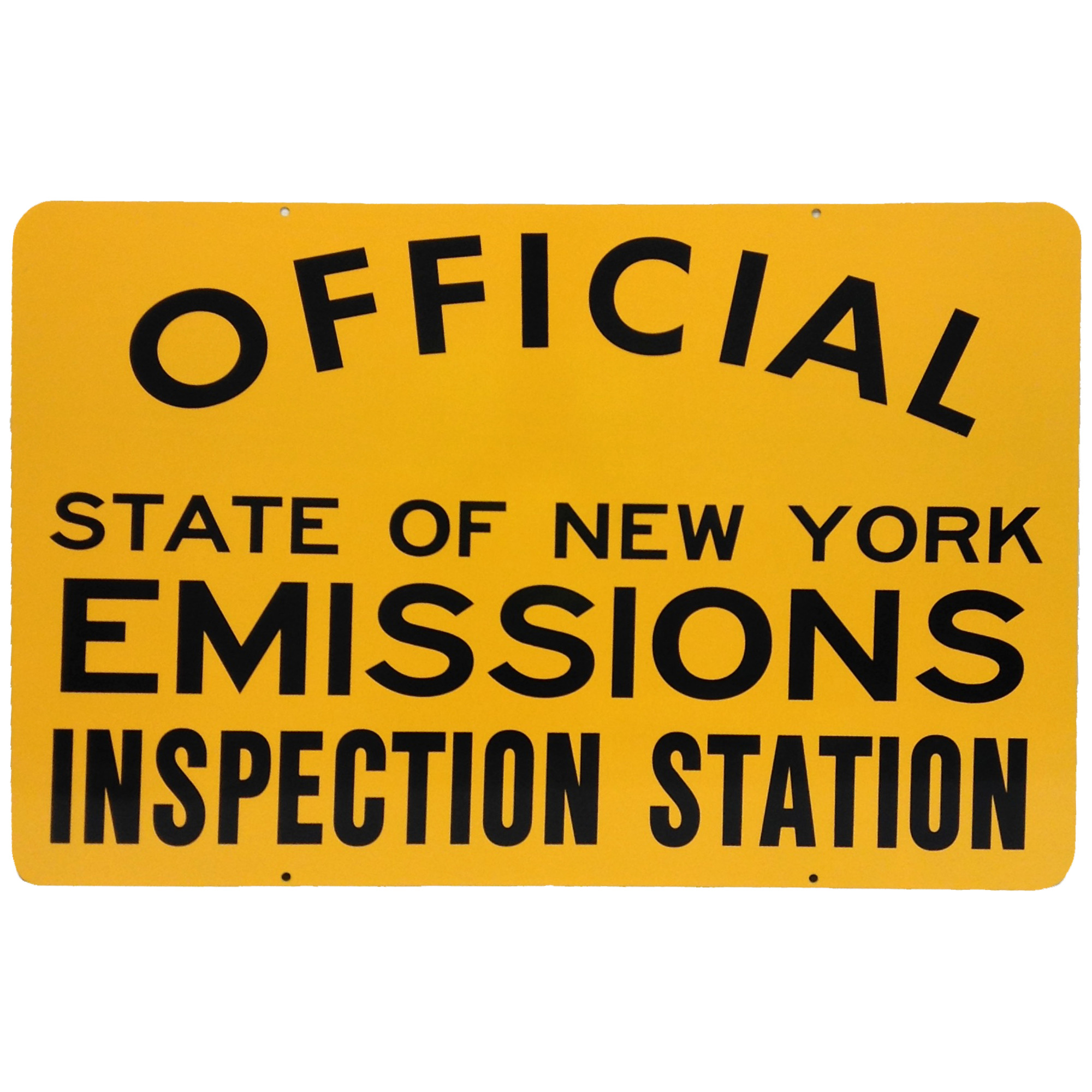 Eastern Metal, 36in. X 24in. X 20GA Sign, Height 36 in, Width 24 in, Model# NYS-EC-DF